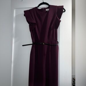 Calvin Klein Purple Jumpsuit - Petite